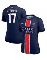 Paris Saint-Germain Vitinha #17 Domácí Dres pro Dámské 2024-25 Krátký Rukáv